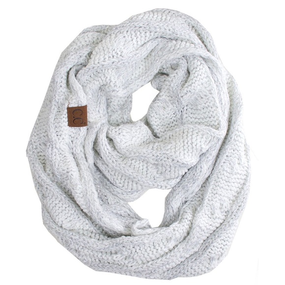 C.C 3pc Knit Warm Beanie Gloves Scarves Set